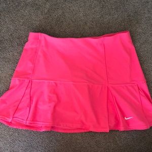 PINK NIKE TENNIS SKIRT